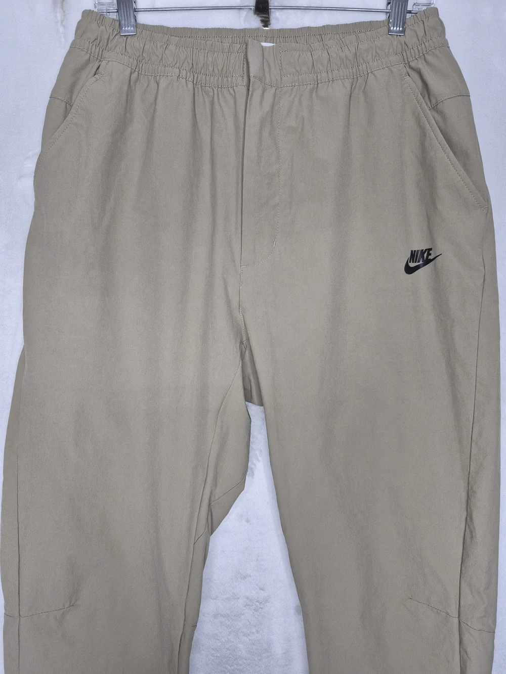 Nike Sportswear Mens Woven Utility Pants Khaki Tan Large